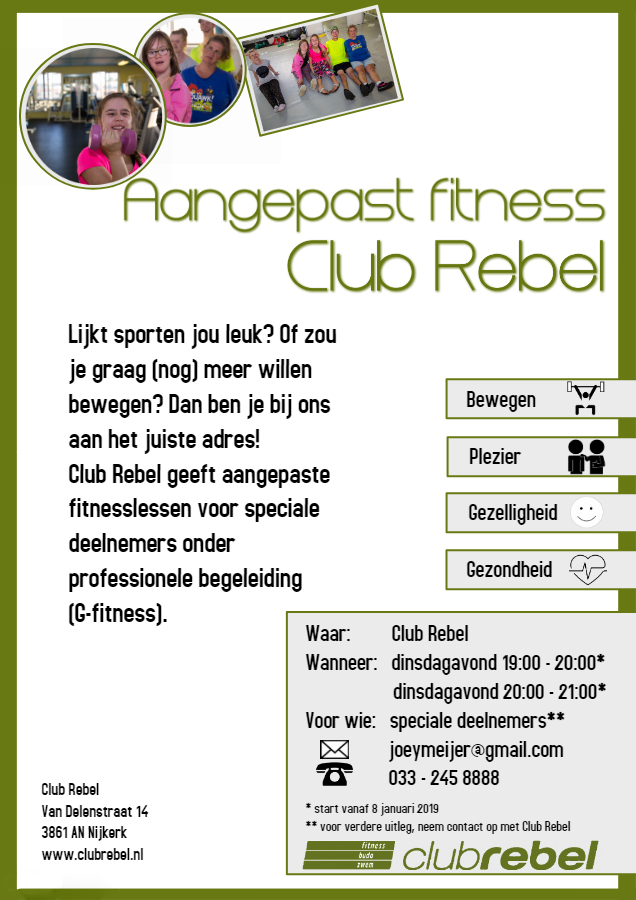 Poster fitnessgroep
